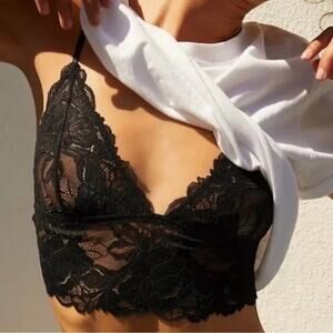 Free People Everyday Lace Longline Bralette 2-Pack, NWT, Size S